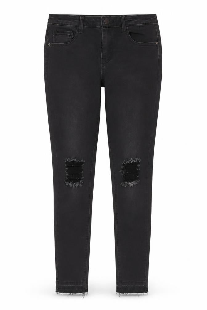 Womens UK Size 8 Denim Co. Slim Fit Skinny Black Jeans