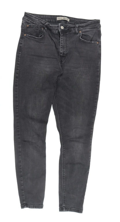 Denim Co. Women's Black Skinny Jeans Size 14