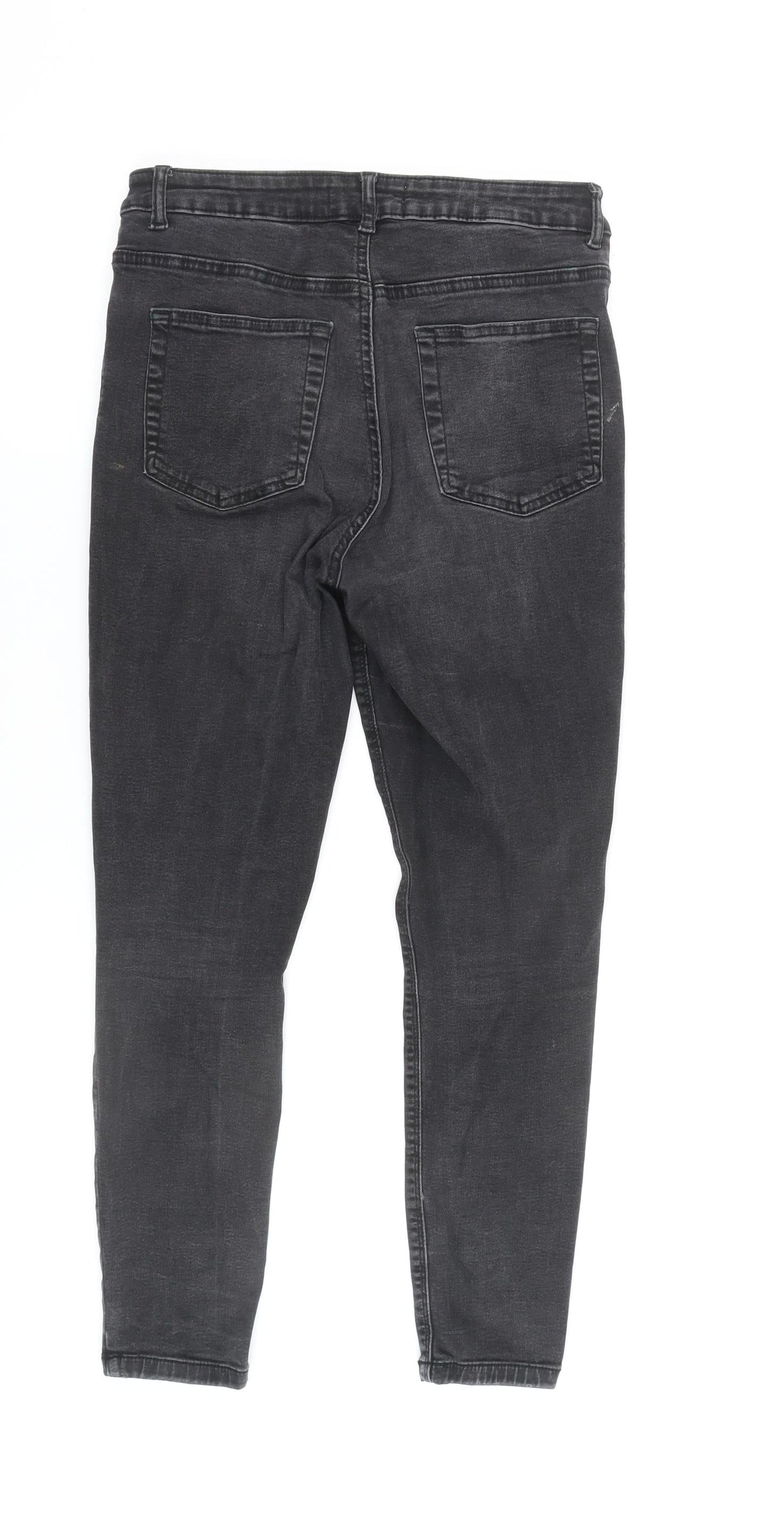 Denim Co. Women's Black Skinny Jeans Size 14