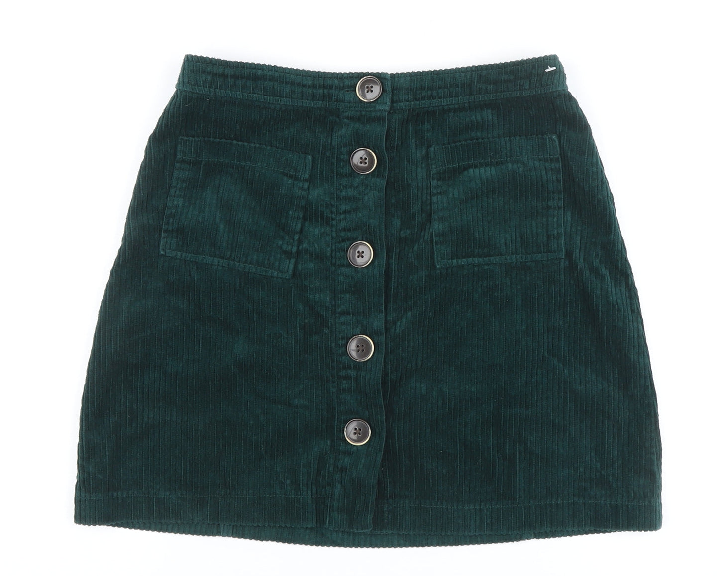 Womens UK Size 8 Denim Co. A-Line Corduroy Skirt