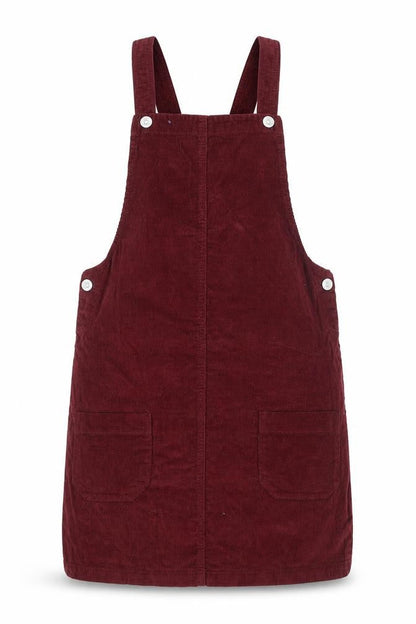 Matalan Women's Red Pinafore Dress Size 10