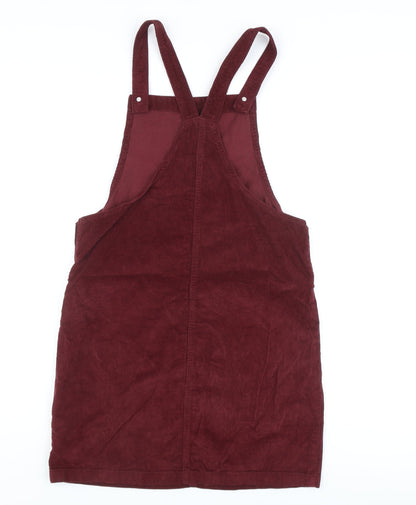 Matalan Women's Red Pinafore Dress Size 10