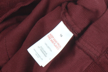 Matalan Women's Red Pinafore Dress Size 10