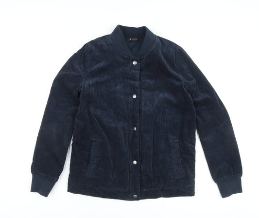 Essentiel Women's Blue Varsity Jacket Size 8