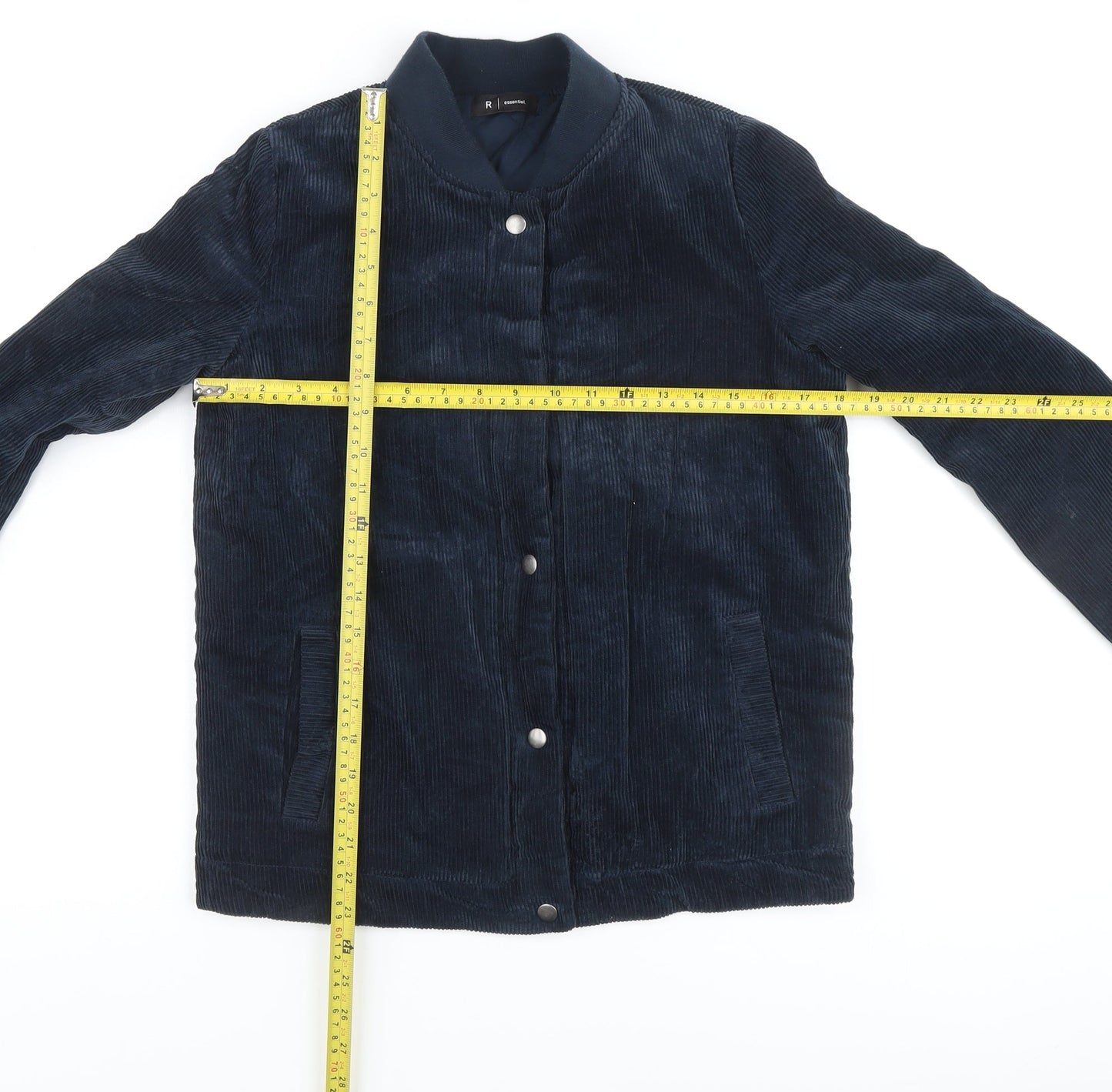 Essentiel Women's Blue Varsity Jacket Size 8