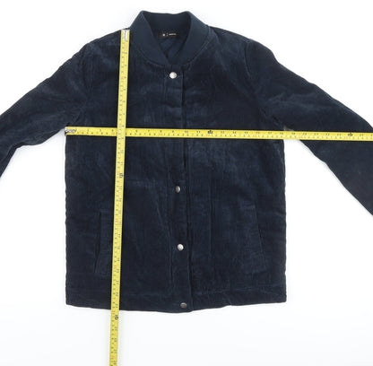 Essentiel Women's Blue Varsity Jacket Size 8