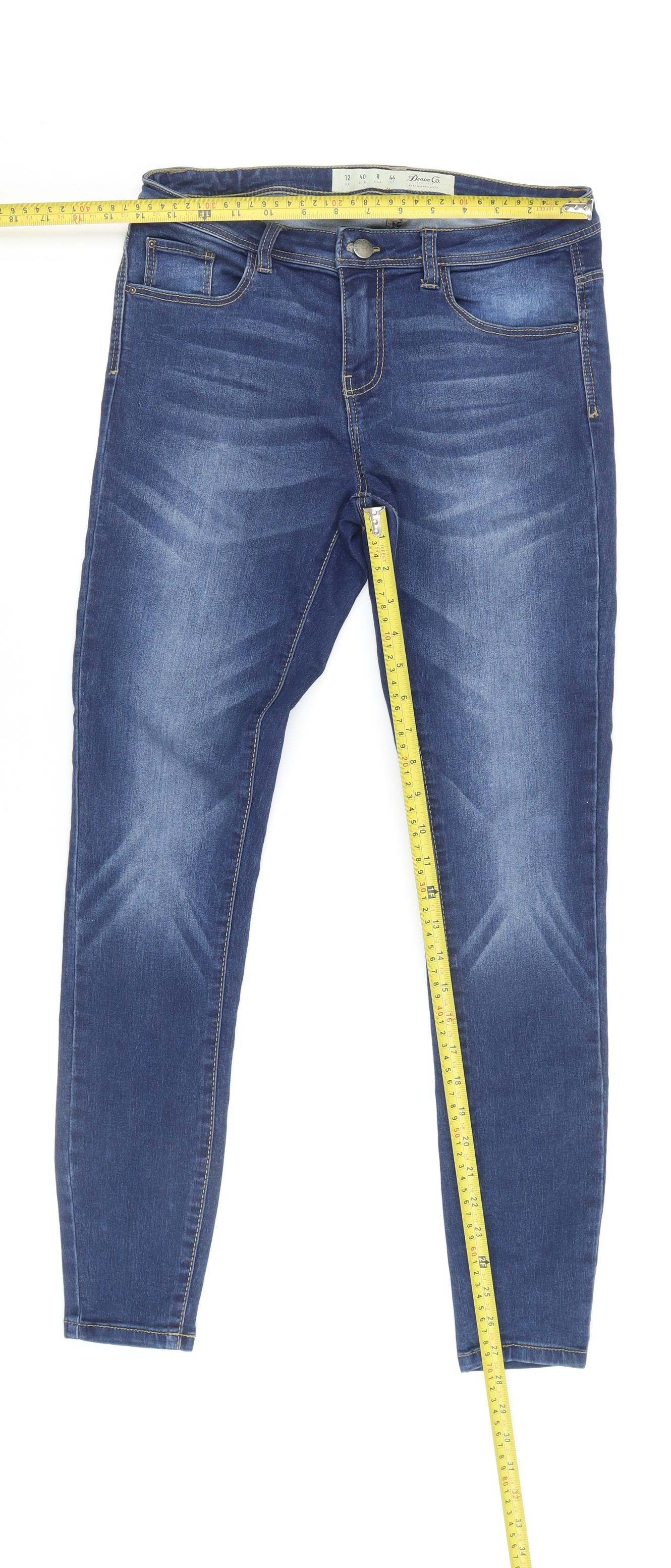 Denim Co. Women's Blue Regular Fit Jeans