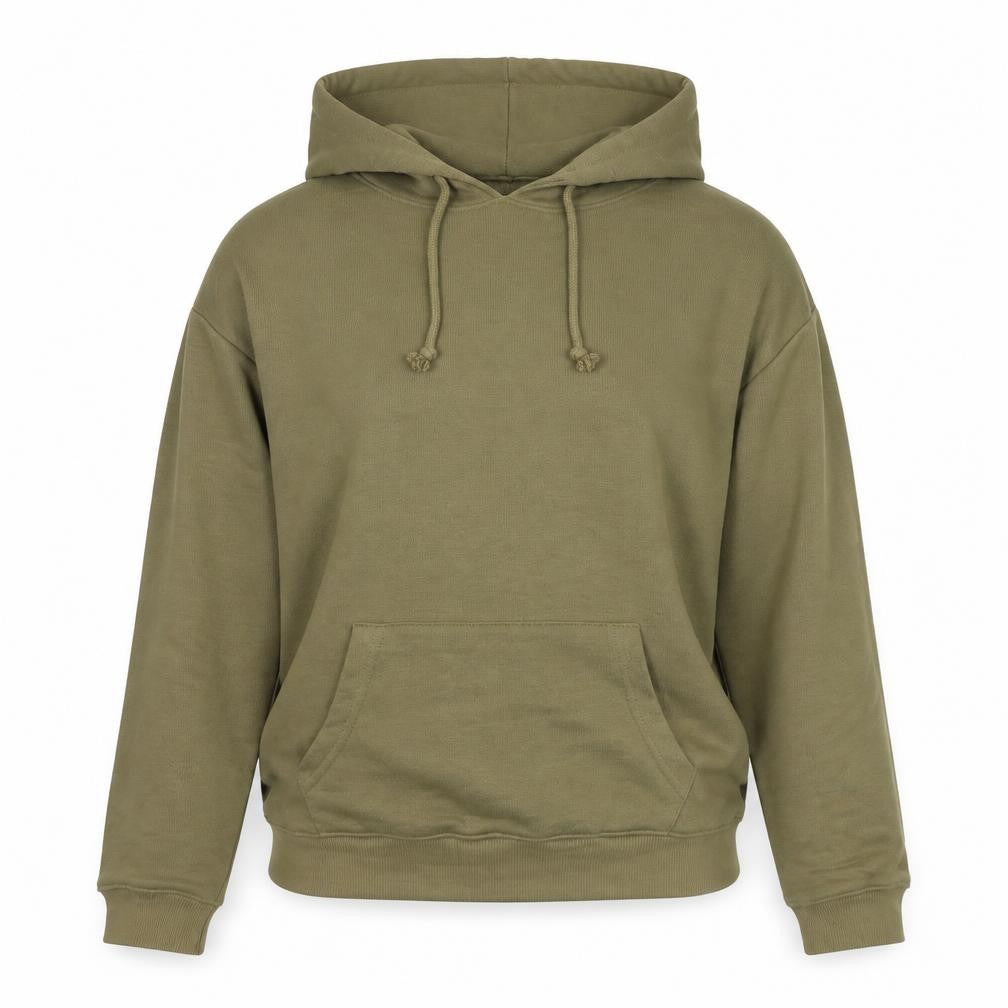 Front view of Missguided Women's Green Pullover Hoodie, size 8
