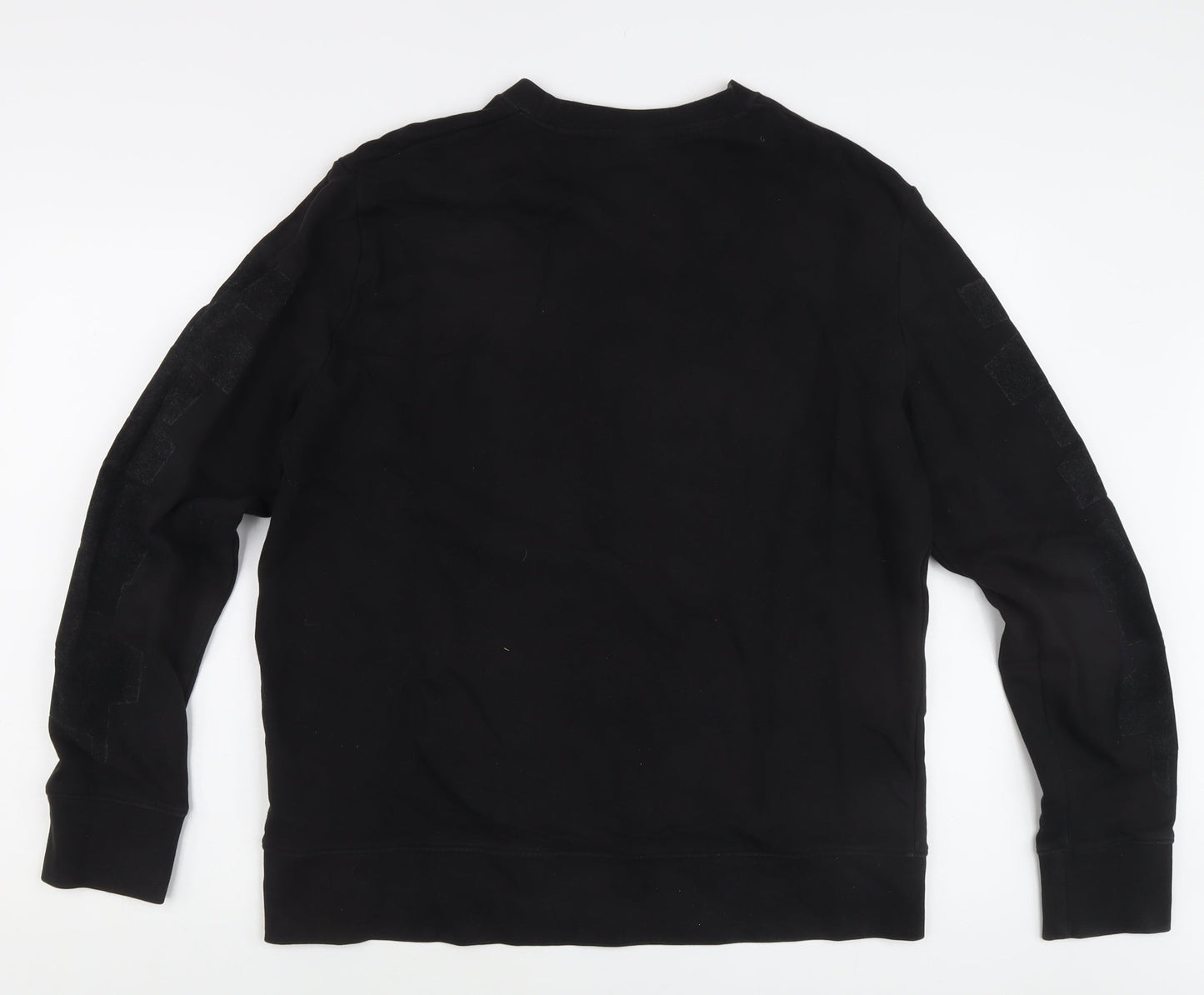 H&M Unisex Adults Black Pullover Sweatshirt L