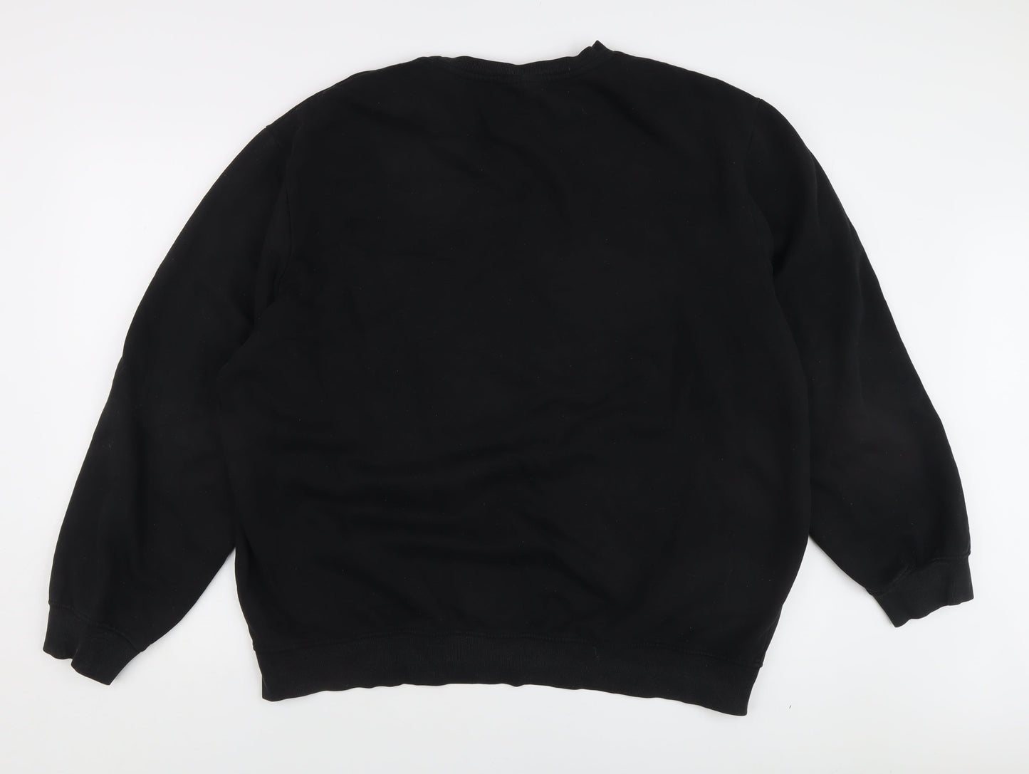 Mens UK Size XL H&M Black Pullover Sweatshirt