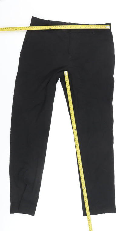 Marks & Spencer Black Men's Trousers 18 (17/LNG)