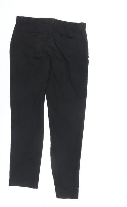 Marks & Spencer Black Men's Trousers 18 (17/LNG)