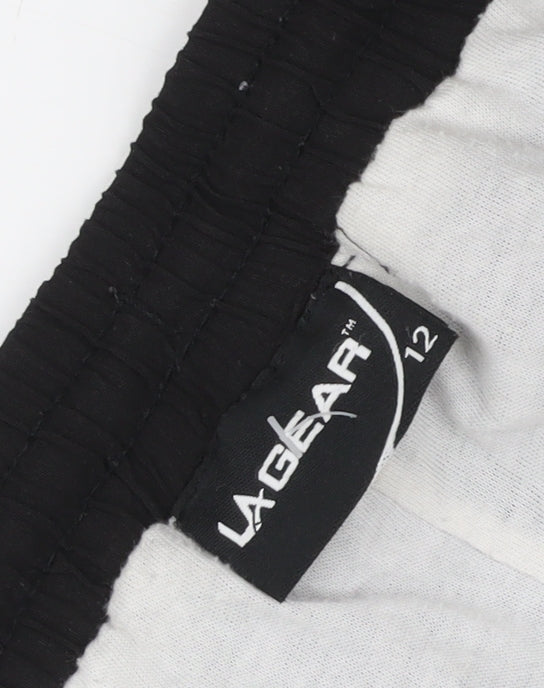 LA Gear Women's Black Track Pants Size 12