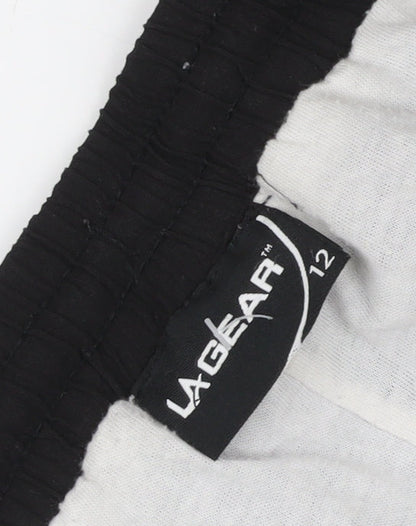 LA Gear Women's Black Track Pants Size 12