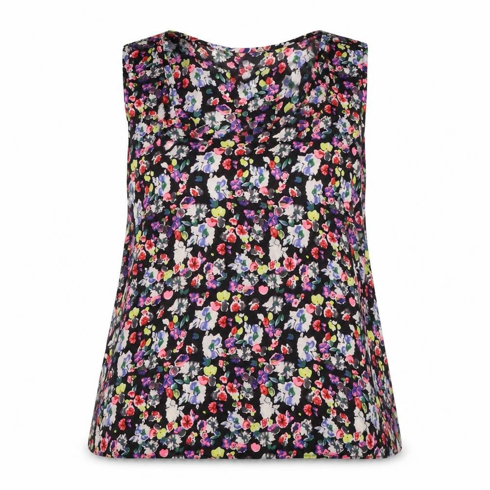 Womens UK Size 12 Cameo Rose Multicoloured Basic Tank