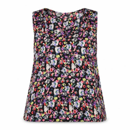 Womens UK Size 12 Cameo Rose Multicoloured Basic Tank