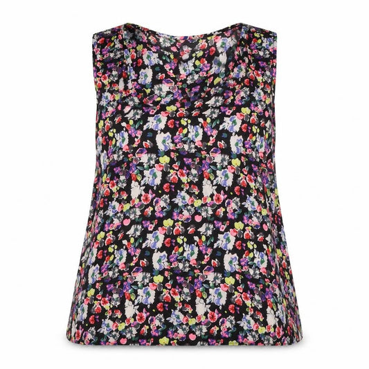 Womens UK Size 12 Cameo Rose Multicoloured Basic Tank
