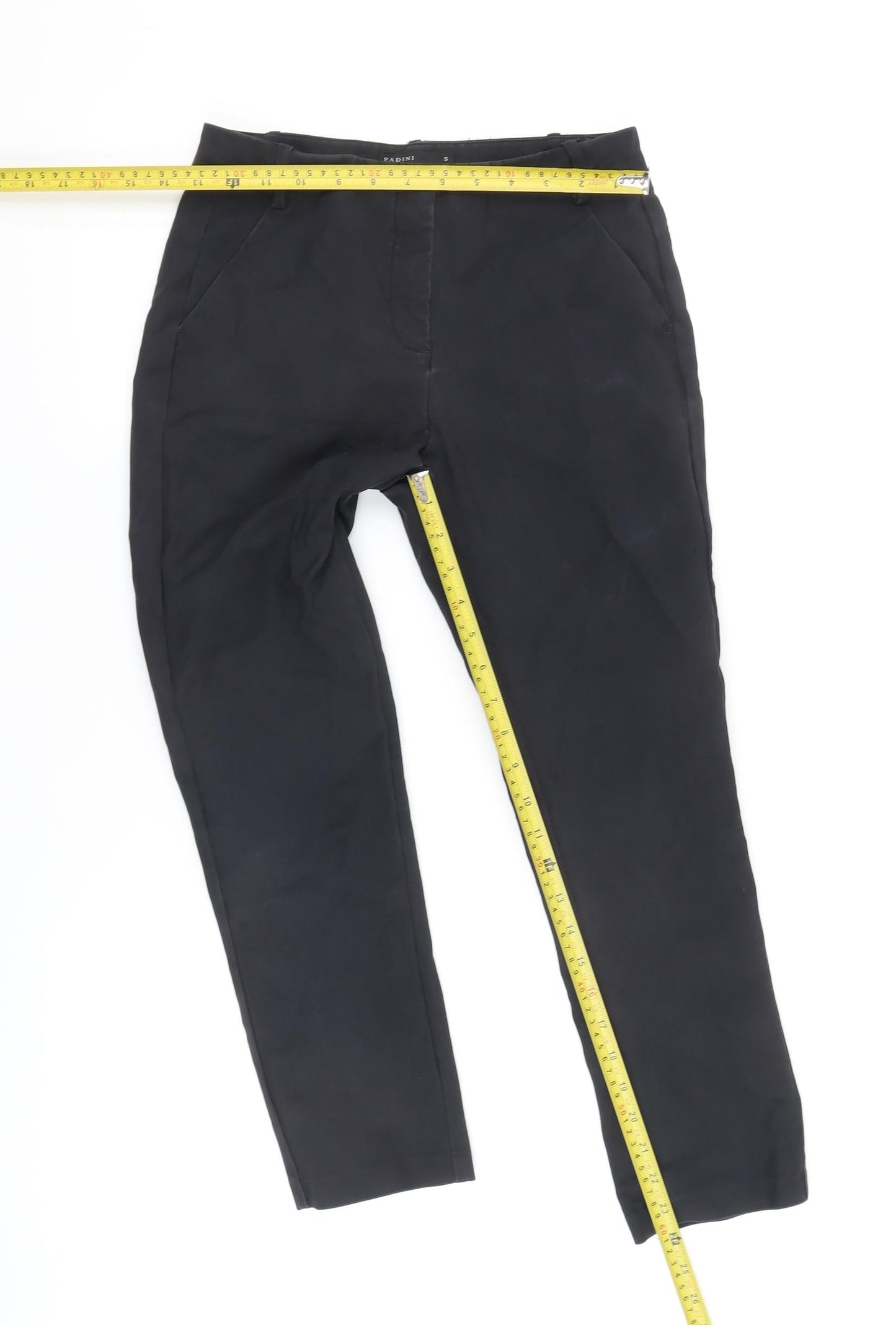 Padini Women's Black Straight Trousers, Size S