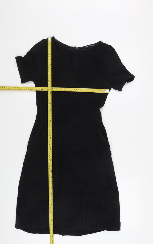 French Connection Women's Black XS Sheath Dress