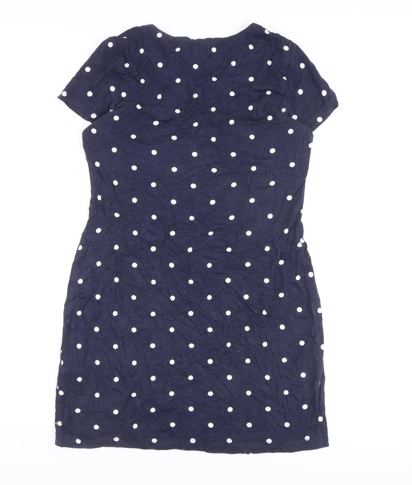 Joules Women’s Blue Polka Dot Short Dress Size 10