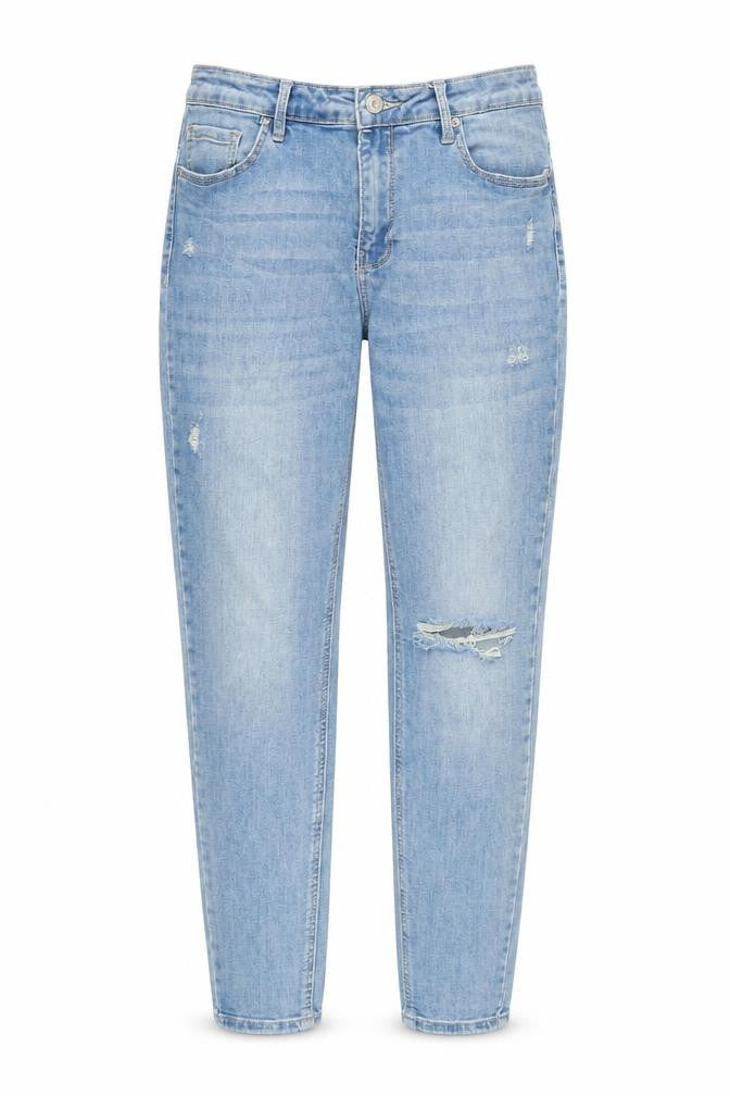 Womens UK Size M VERO MODA Relaxed Fit Boyfriend Blue Jeans
