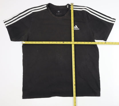 Adidas Men's Black L T-Shirt, Classic Style