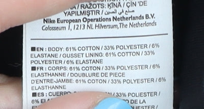 Nike Women's Black Cropped Leggings, Size S