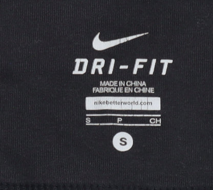 Nike Women's Black Cropped Leggings, Size S