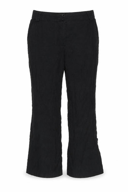 Womens UK Size 12 Marks and Spencer Regular Fit  Black Trousers