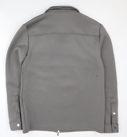 Mens UK Size XS boohooMAN Grey Basic Jacket