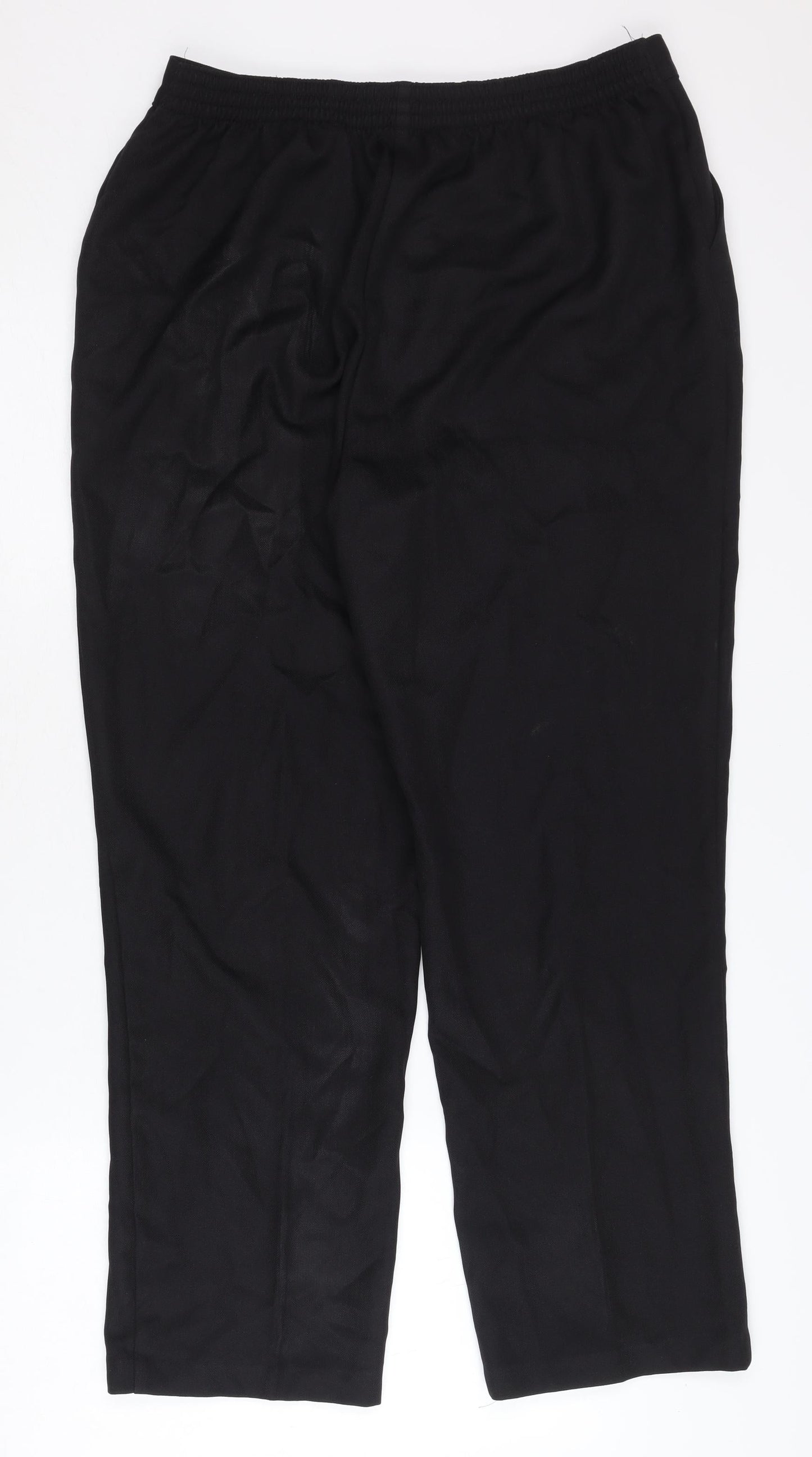 Womens UK Size 14 Et Vous Regular Fit Casual Workwear Black Trousers