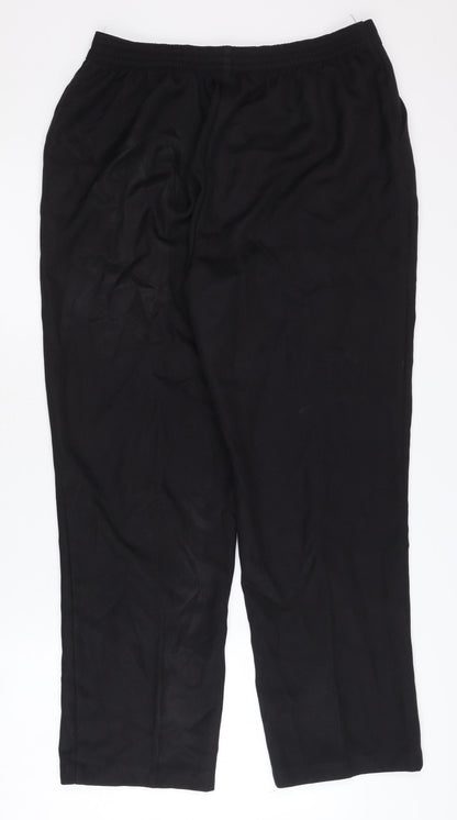 Womens UK Size 14 Et Vous Regular Fit Casual Workwear Black Trousers