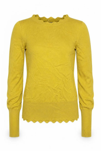 Womens UK Size XS Oasis Yellow Pullover Jumper