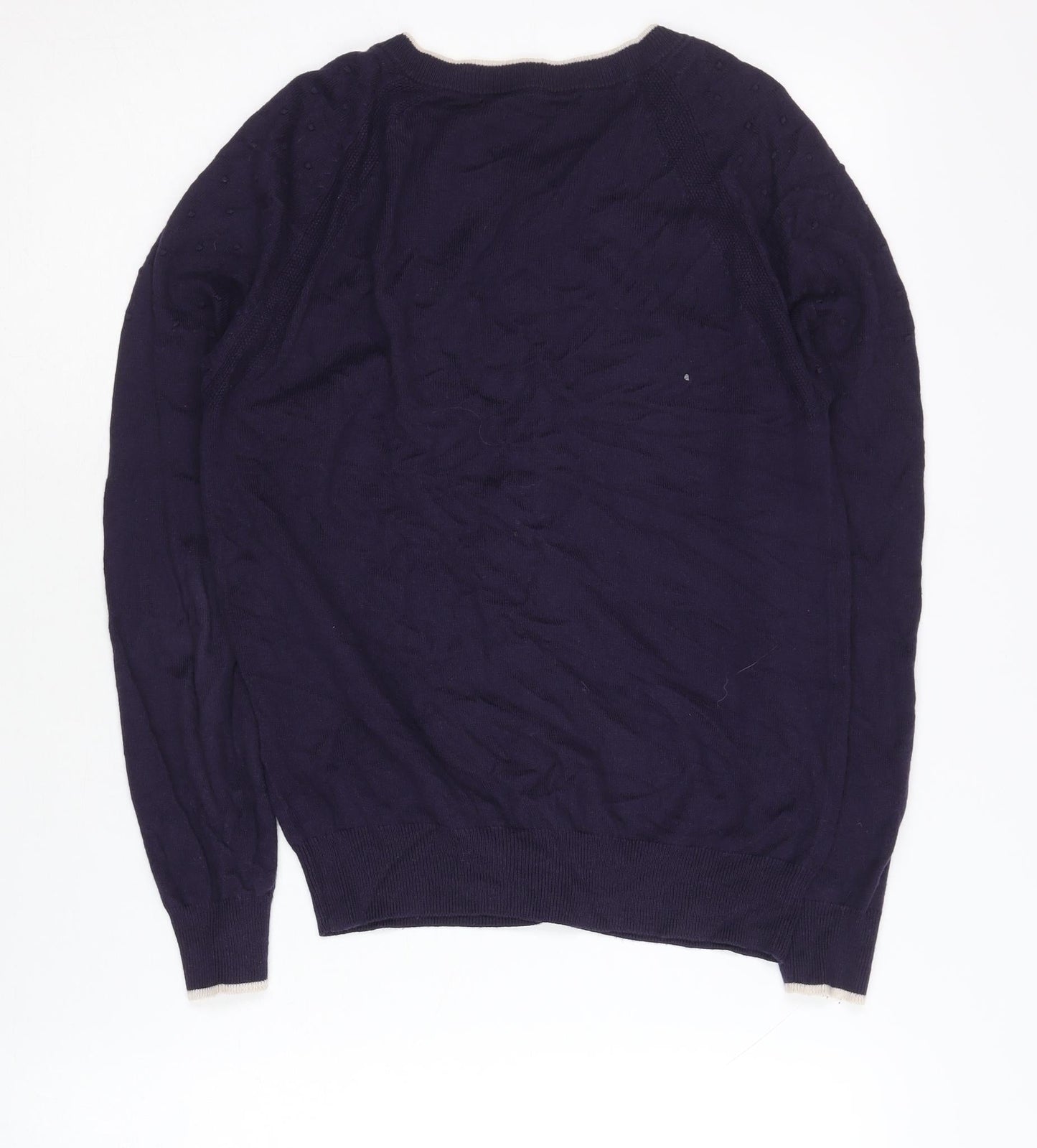 Betty Jackson Black Women's Purple Cardigan Size 10