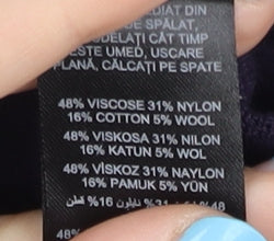 Betty Jackson Black Women's Purple Cardigan Size 10