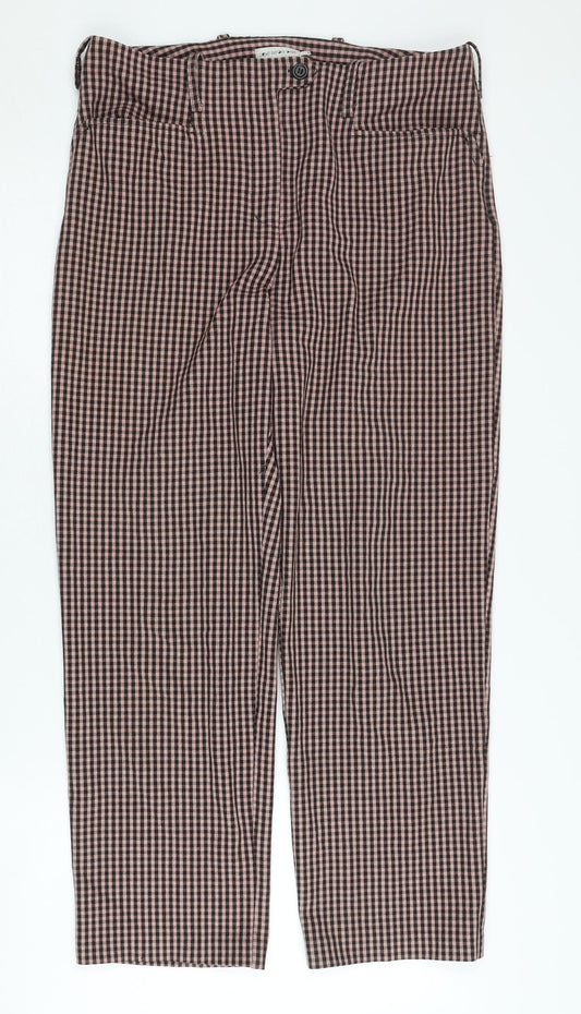 Womens UK Size M Light Before Dark Regular Fit Casual Multicoloured Trousers