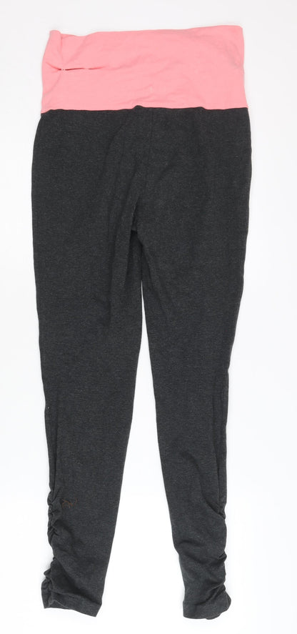 Decathlon Women's Activewear Leggings, Black/Pink, M