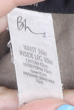 Mens UK Size L BHS Regular Fit Chino Beige Trousers