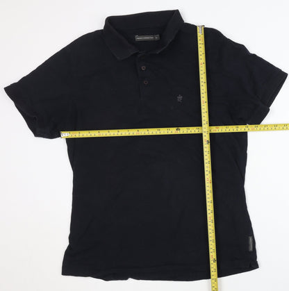 French Connection Black Men's XL Polo Shirt