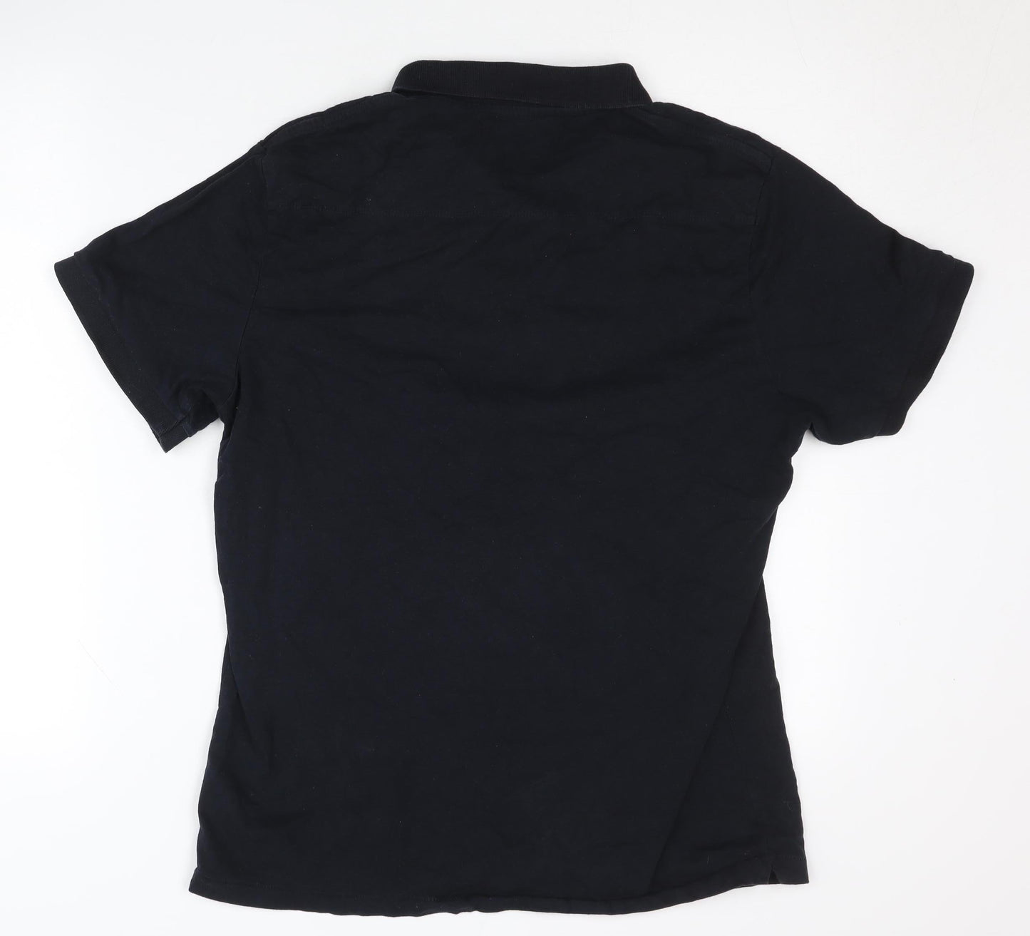 French Connection Black Men's XL Polo Shirt