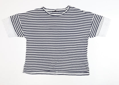 Womens UK Size 14 Marks and Spencer Multicoloured Basic T-Shirt