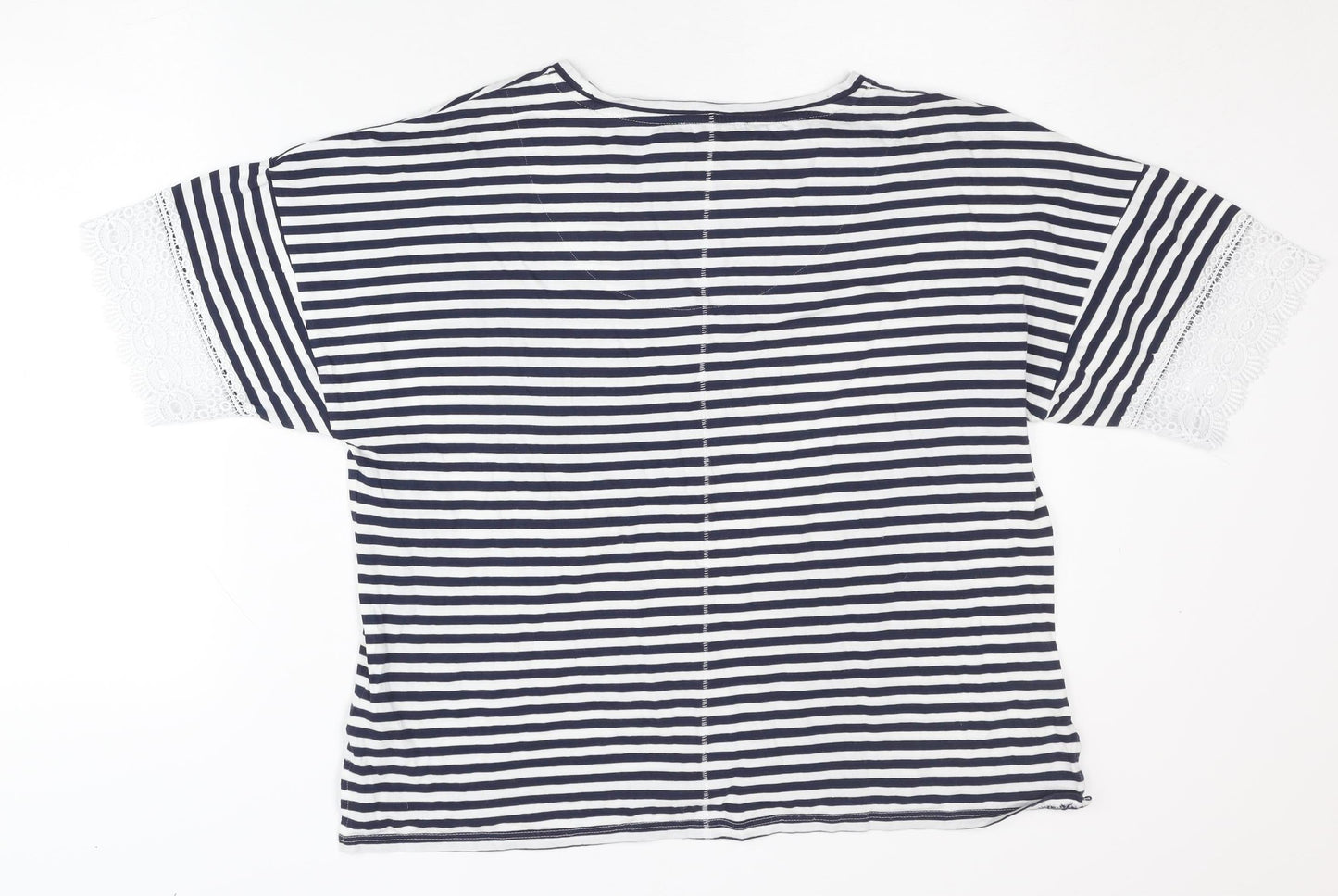 Womens UK Size 14 Marks and Spencer Multicoloured Basic T-Shirt