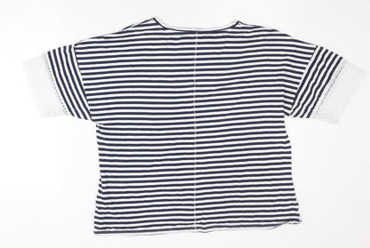 Womens UK Size 14 Marks and Spencer Multicoloured Basic T-Shirt