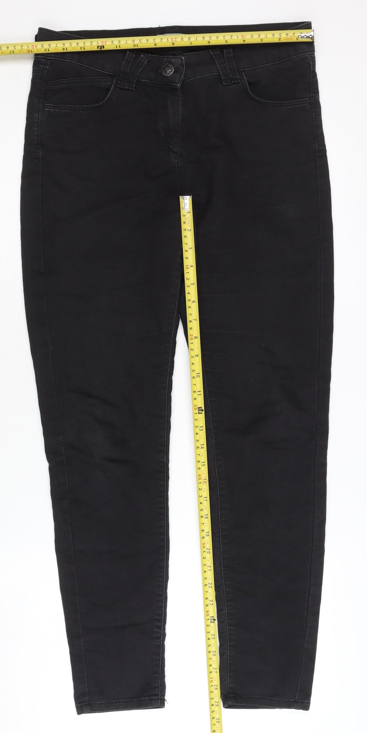 Womens UK Size 12 Marks and Spencer Slim Fit Jegging Black Jeans