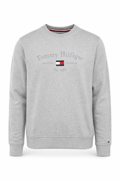 Mens UK Size S Tommy Hilfiger Grey Pullover Sweatshirt