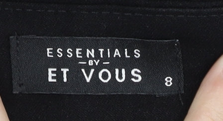 Essentials by Et Vous Women's Black Trousers Size 8