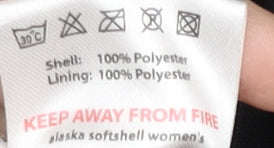 Womens UK Size 10 Mountain Life Multicoloured Soft Shell