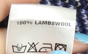 David Nieper Women's Blue Plaid Cardigan UK 14