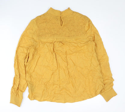 Womens UK Size 8 NEXT Yellow  Blouse