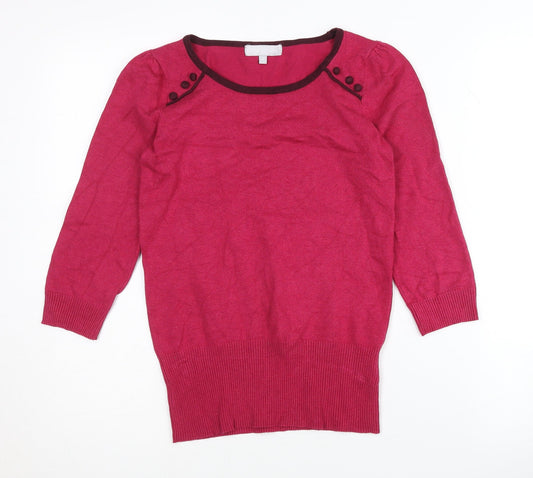 Debenhams Women's Pink Pullover Jumper Size 8